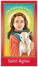 10-Pack of Prayer Card - Saint Agnes